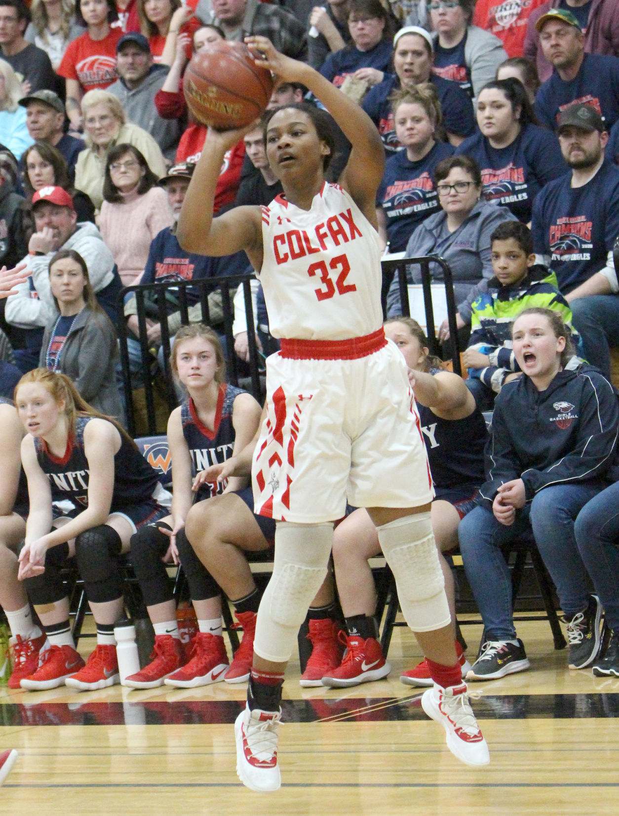 Colfax girls basketball vs Unity at Chetek-Weyerhaeuser 3-5-20
